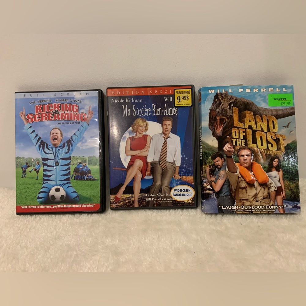 3 Will Ferrell DVD’s